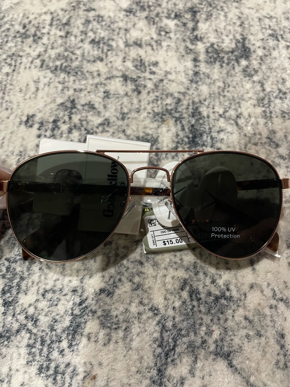 Goodfellow tort aviator sunglasses